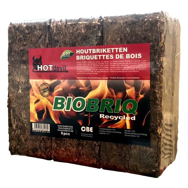Briquetas de madera BioBriq MegaRuf media paleta - Imagen 3