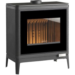 Estufa de leña de fundición Kazan GA 9 kW - Antracita