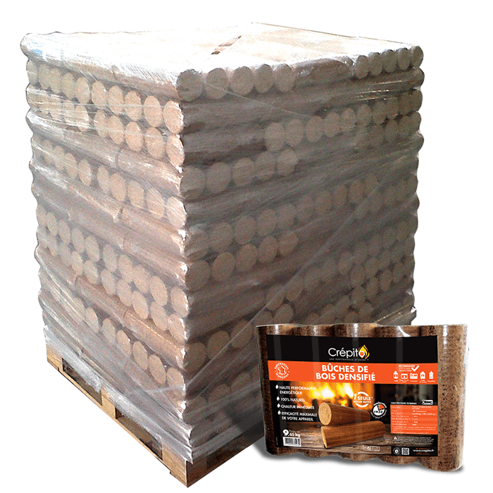 Pack 5 briquetas Crépito® – 30 cm