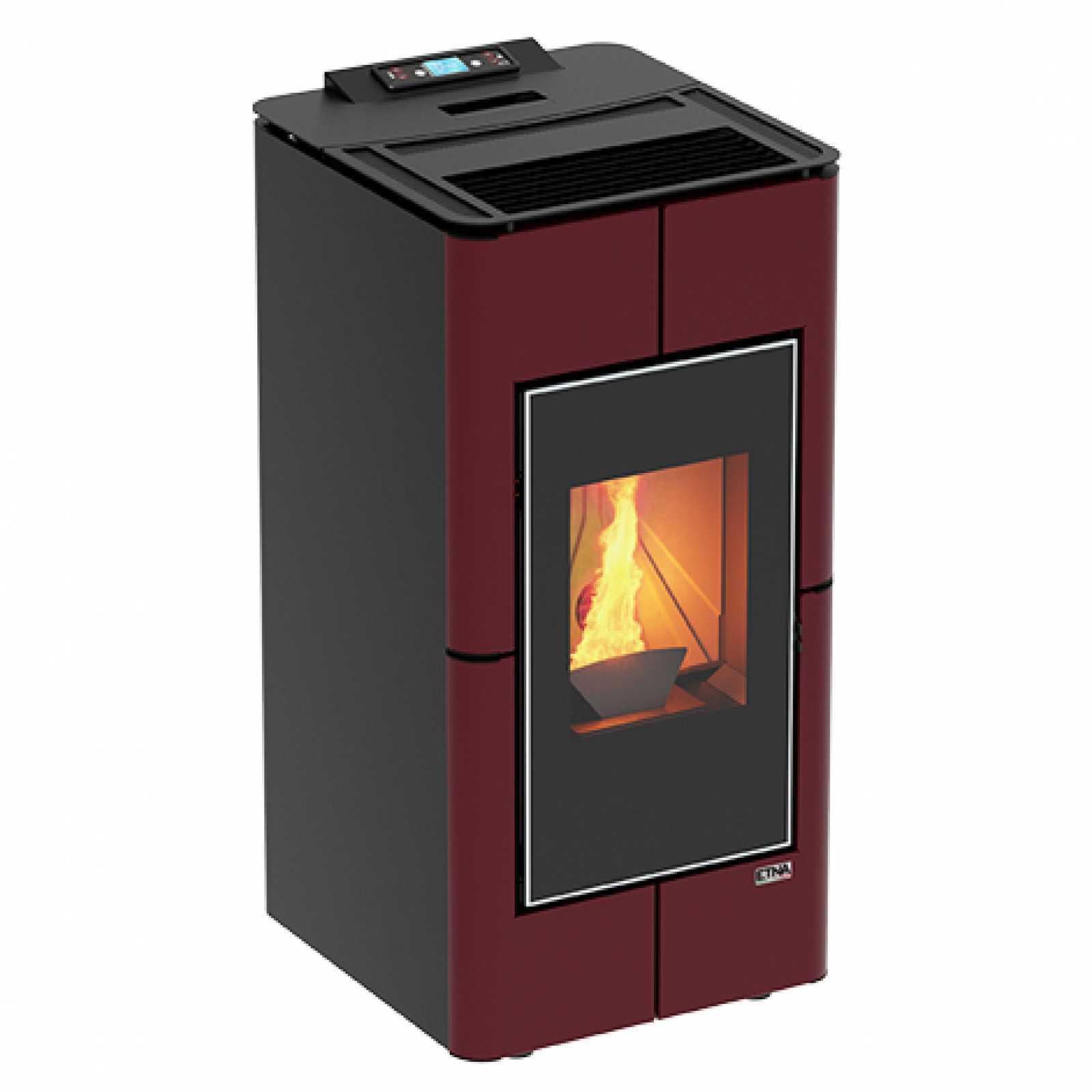 Estufa de pellets hermética y canalizable Tendenza 12kW